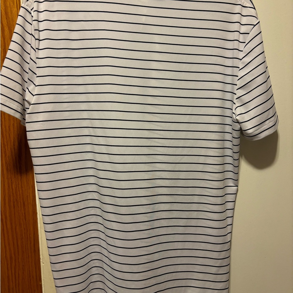 Classic White Striped Men's Shirt